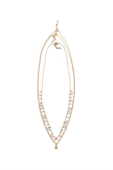 PACK 3 COLLARES FINOS JOYAS - Dorado de Zara