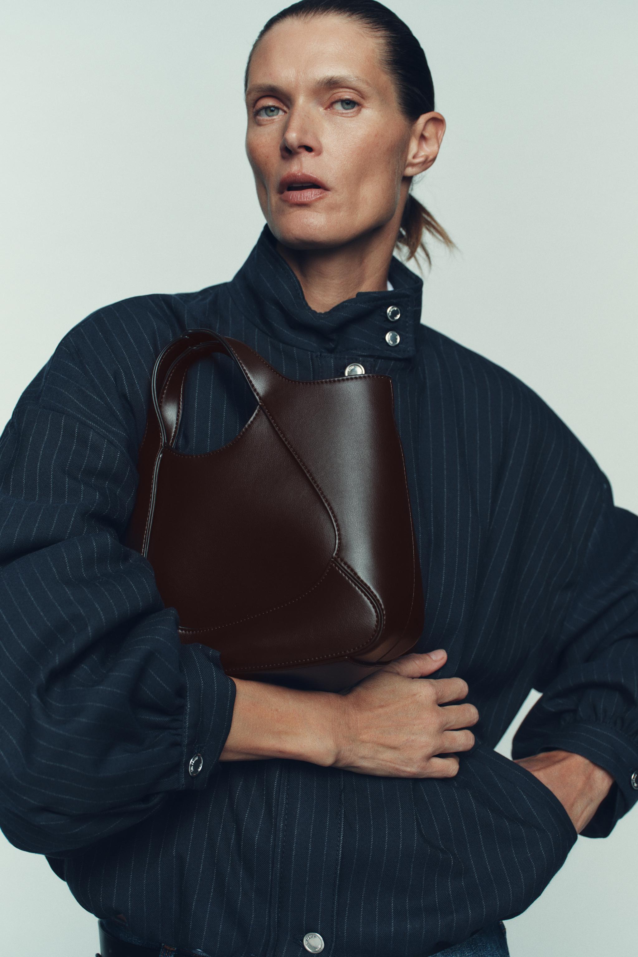 BOLSA COMBINADA - Vermelho-bordô | ZARA Brasil