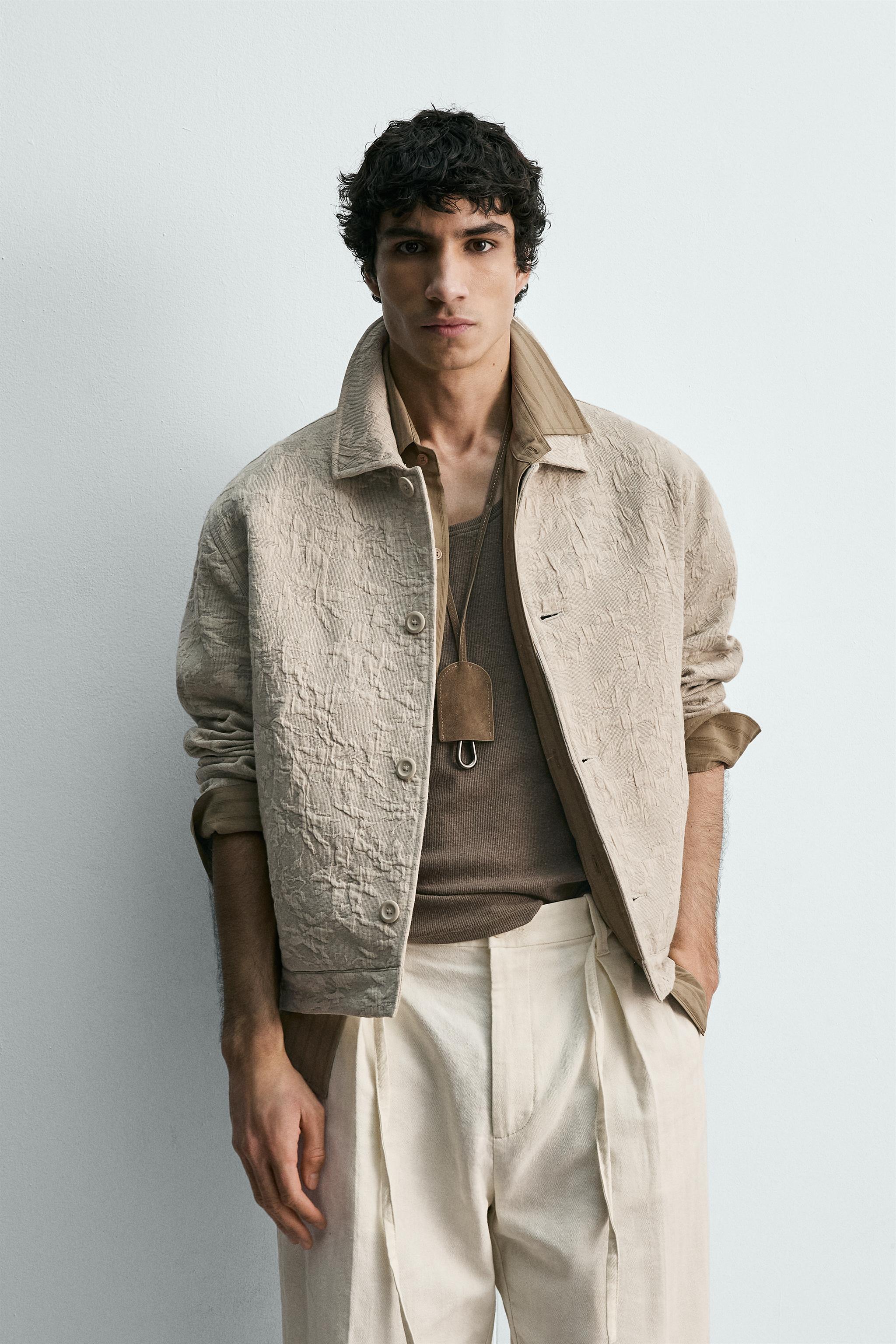 JACQUARD FLORAL JACKET