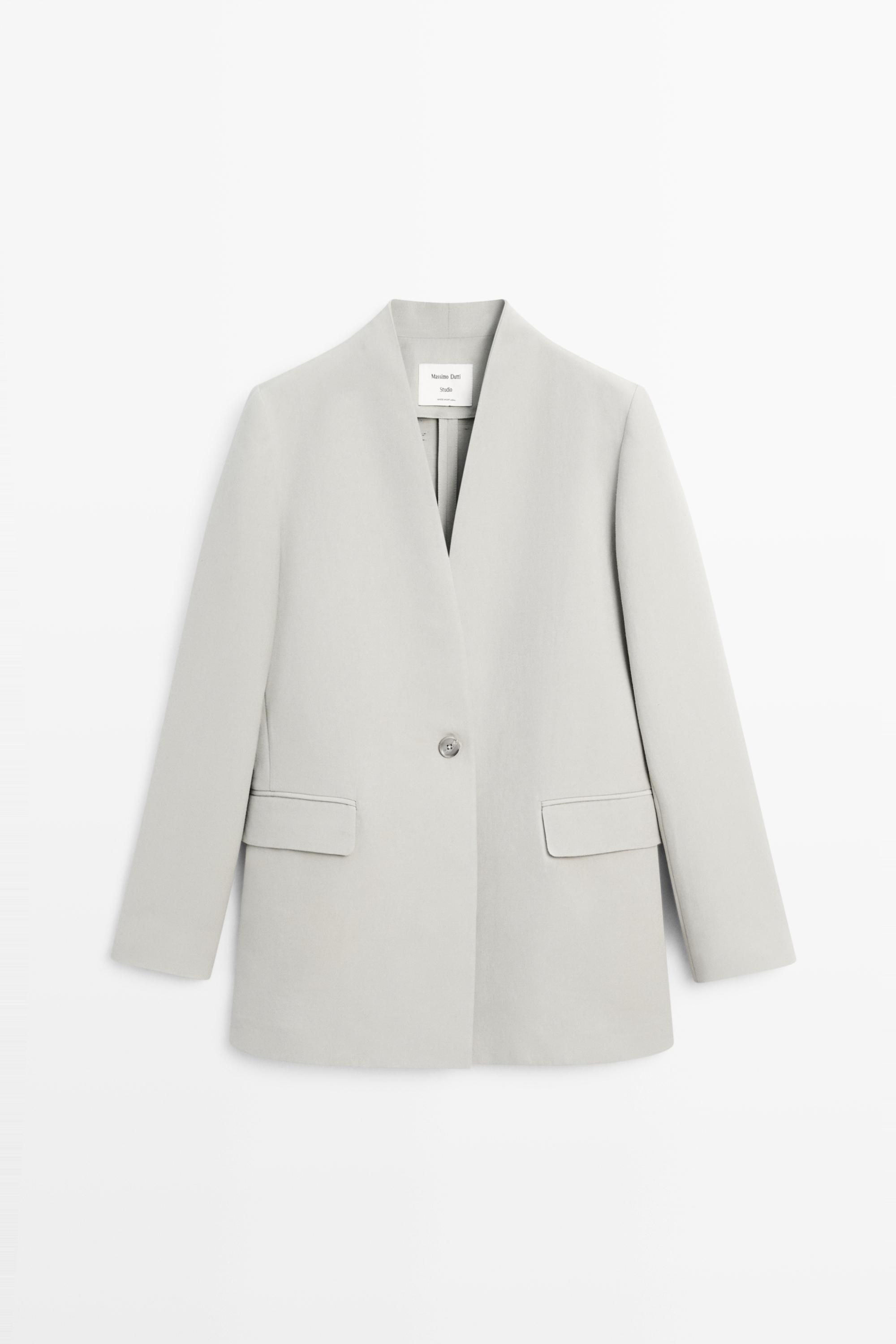 Suit blazer with button detail - STUDIO