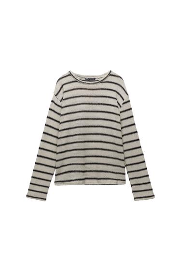 STRIPED RUSTIC SWEATER