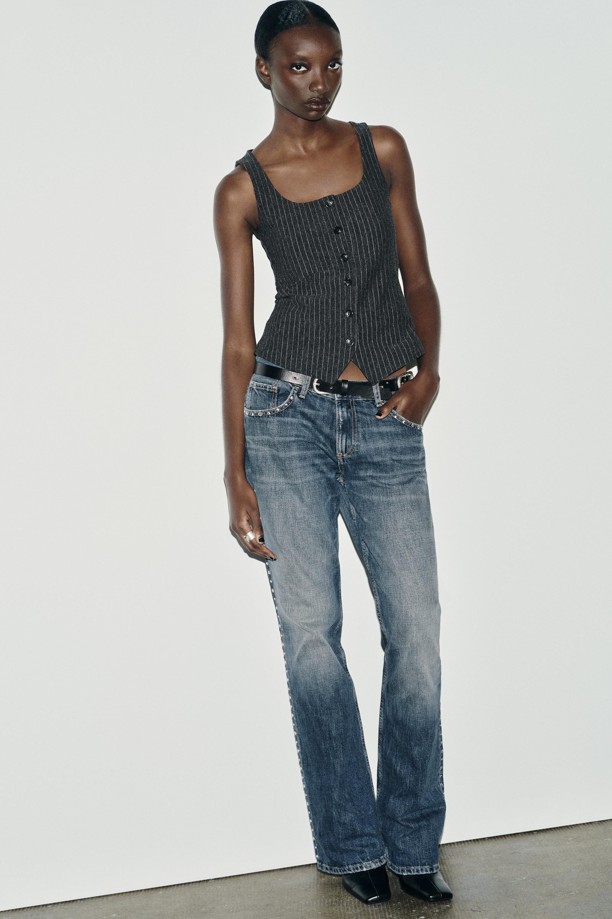 PINSTRIPE VEST TOP