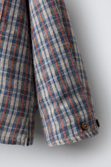 CHEMISE À IMPRIMÉ CARREAUX - Multicolore de Zara - Image 3