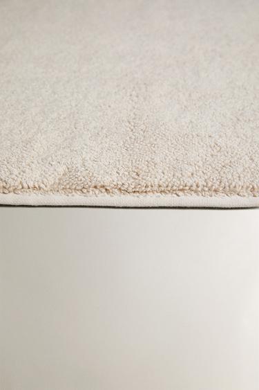 RICE STITCH COTTON BATH MAT - Beige by Zara - Image 2