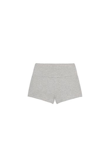 PANTALÓN CURTO MINI - Gris vigoré de Zara