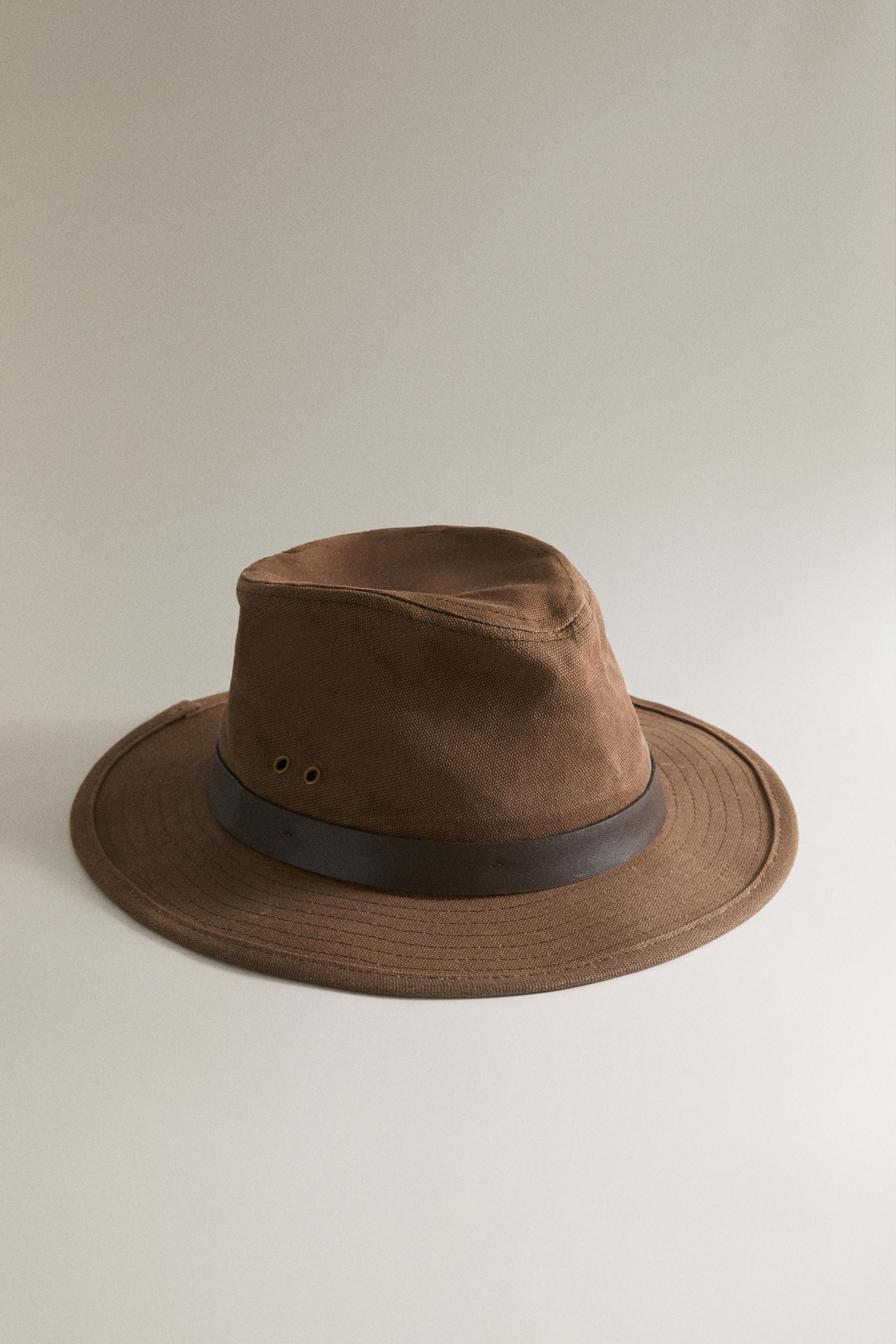 WAXED COTTON HAT