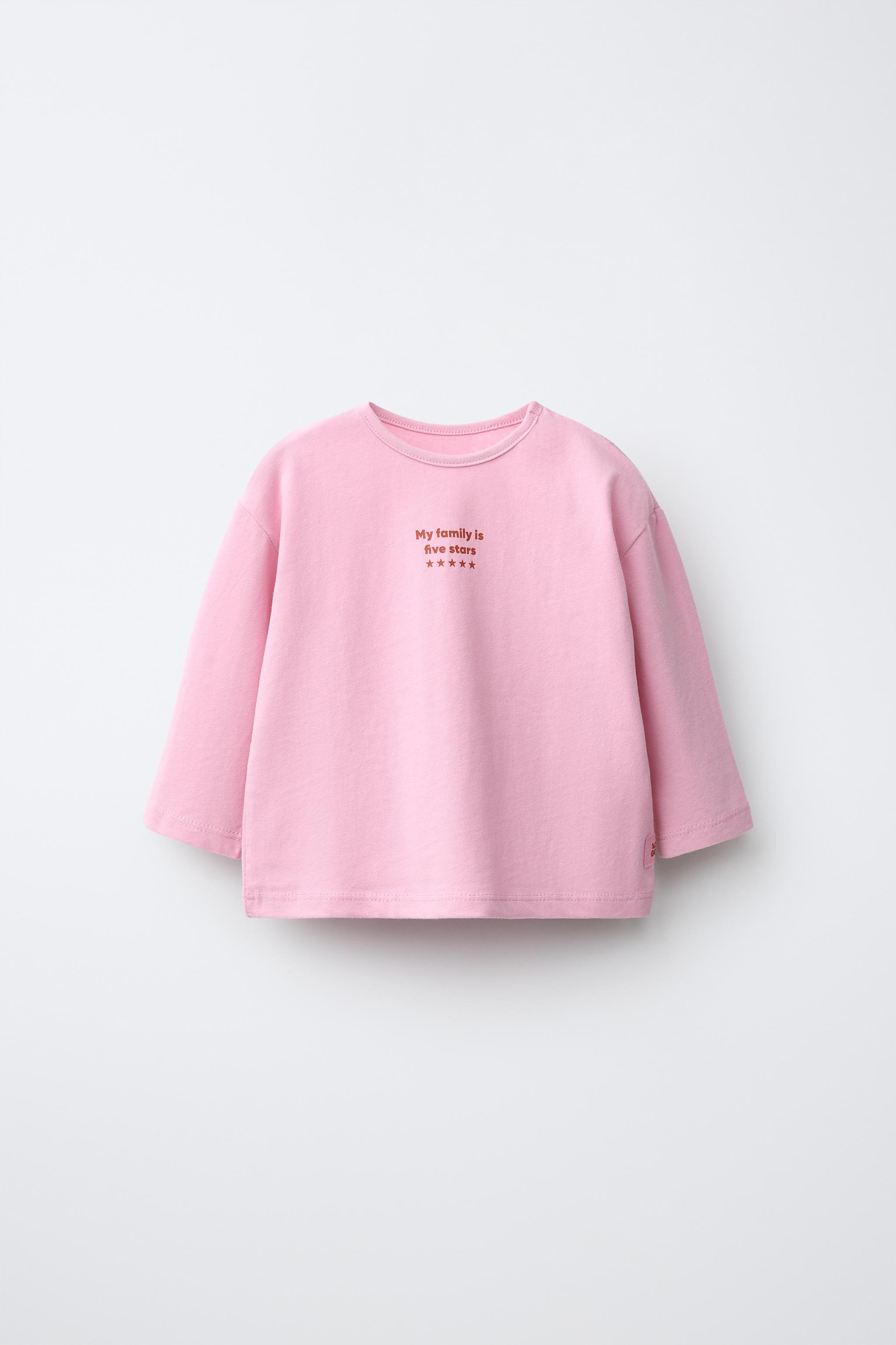 THREE-PACK OF LABEL T-SHIRTS — Pink / White