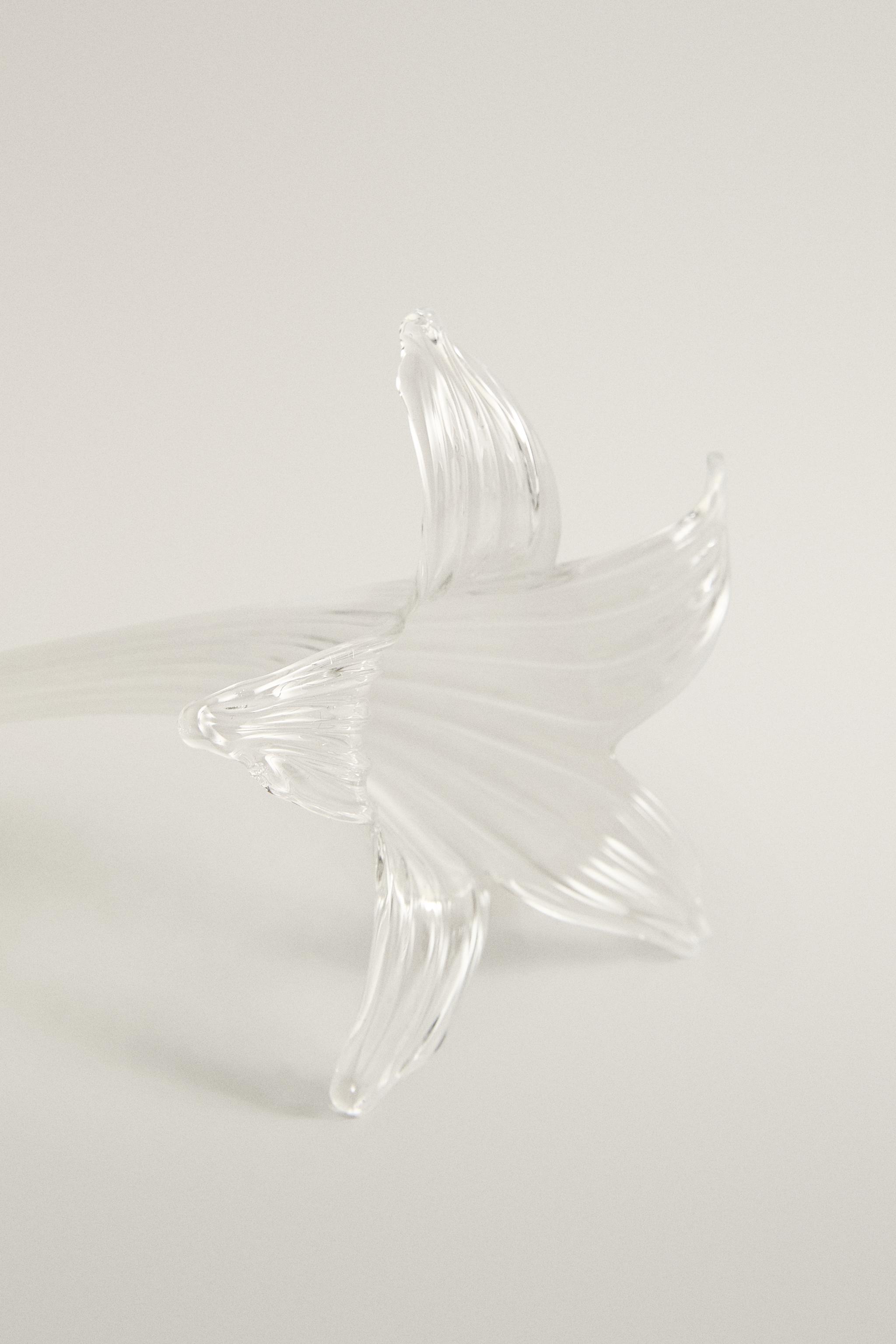 FLORAL GLASS CHRISTMAS TREE ORNAMENT - Transparent | ZARA United