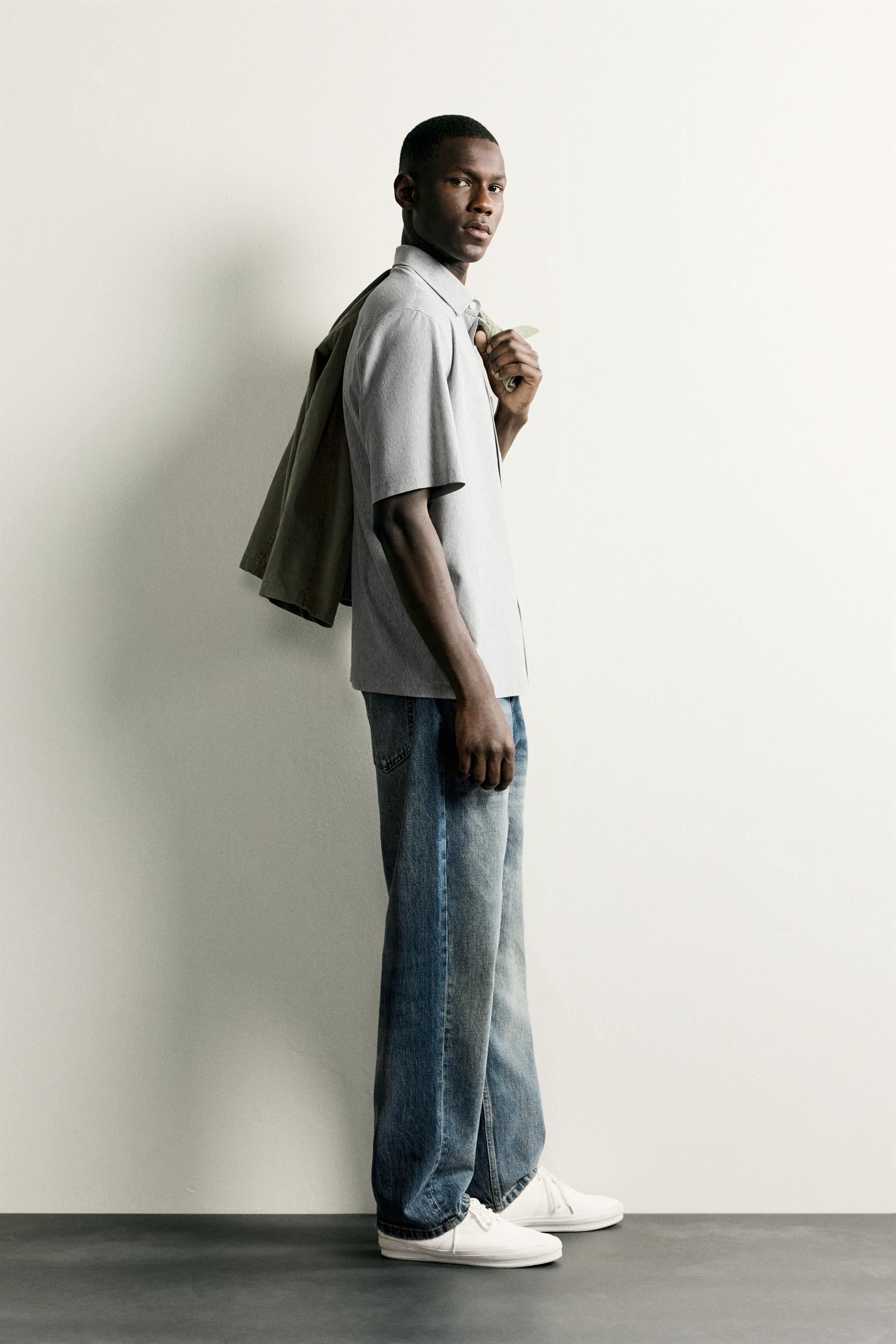 Мужские рубашки Zara COMFORT REGULAR FIT SHIRT — фото 4