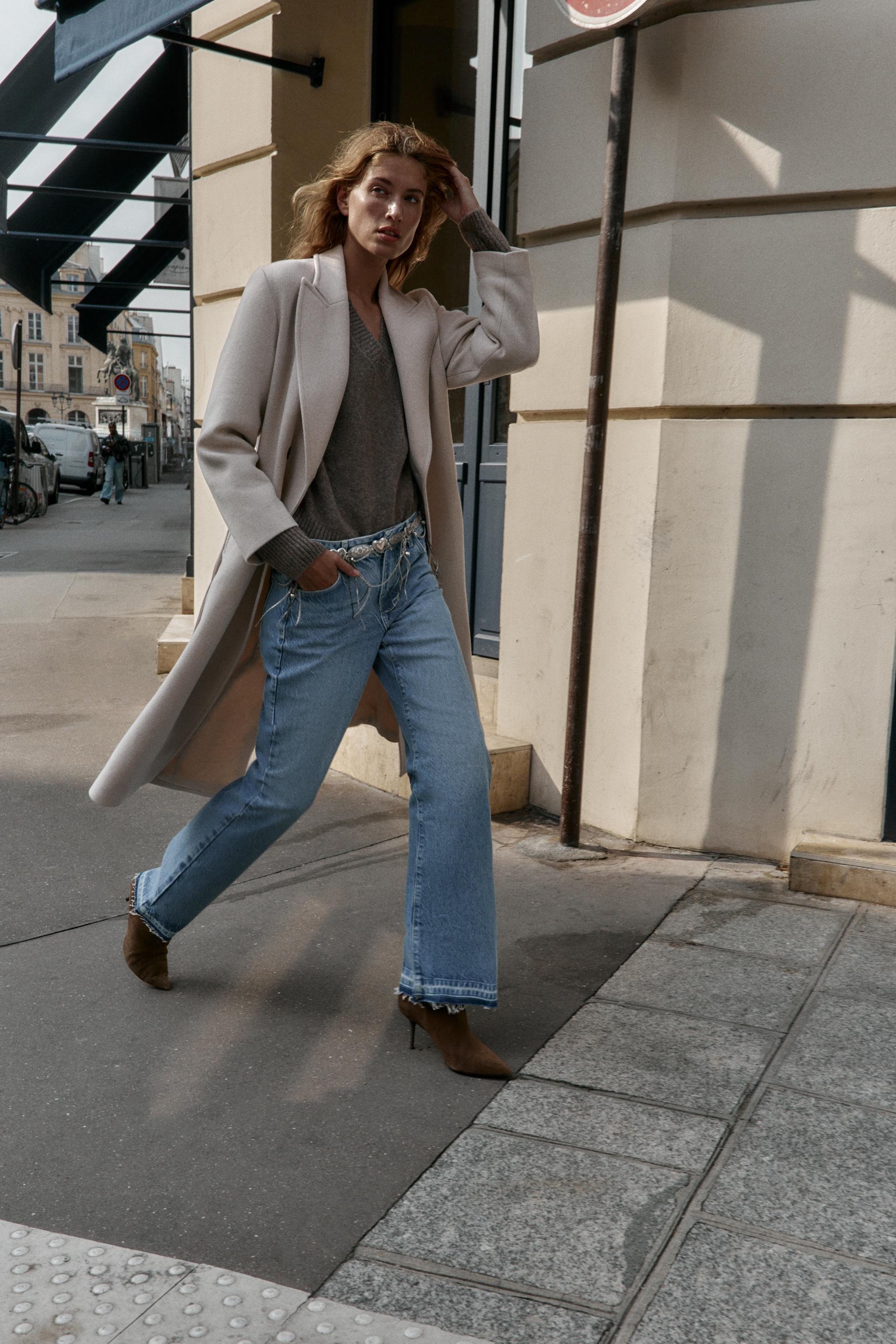 LONG BELTED WOOL COAT