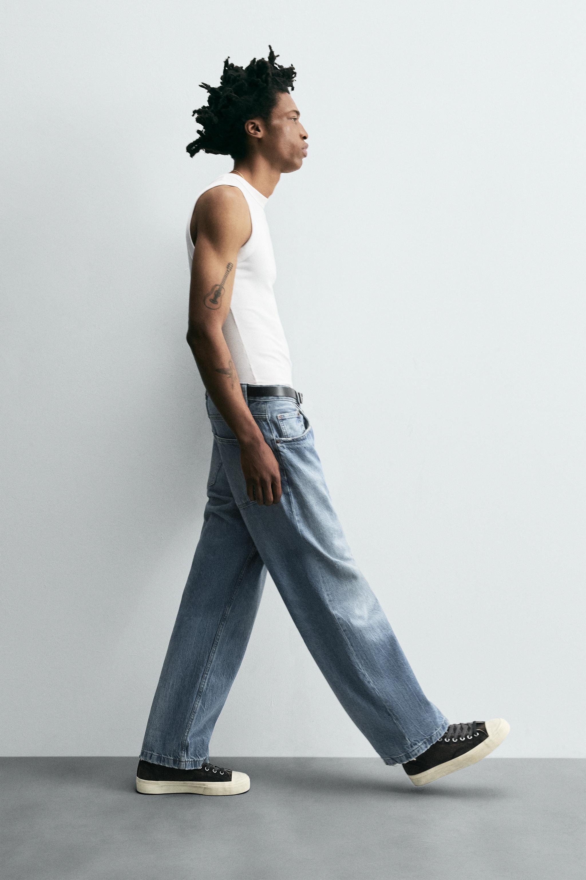 BAGGY FIT JEANS - Black | ZARA United States