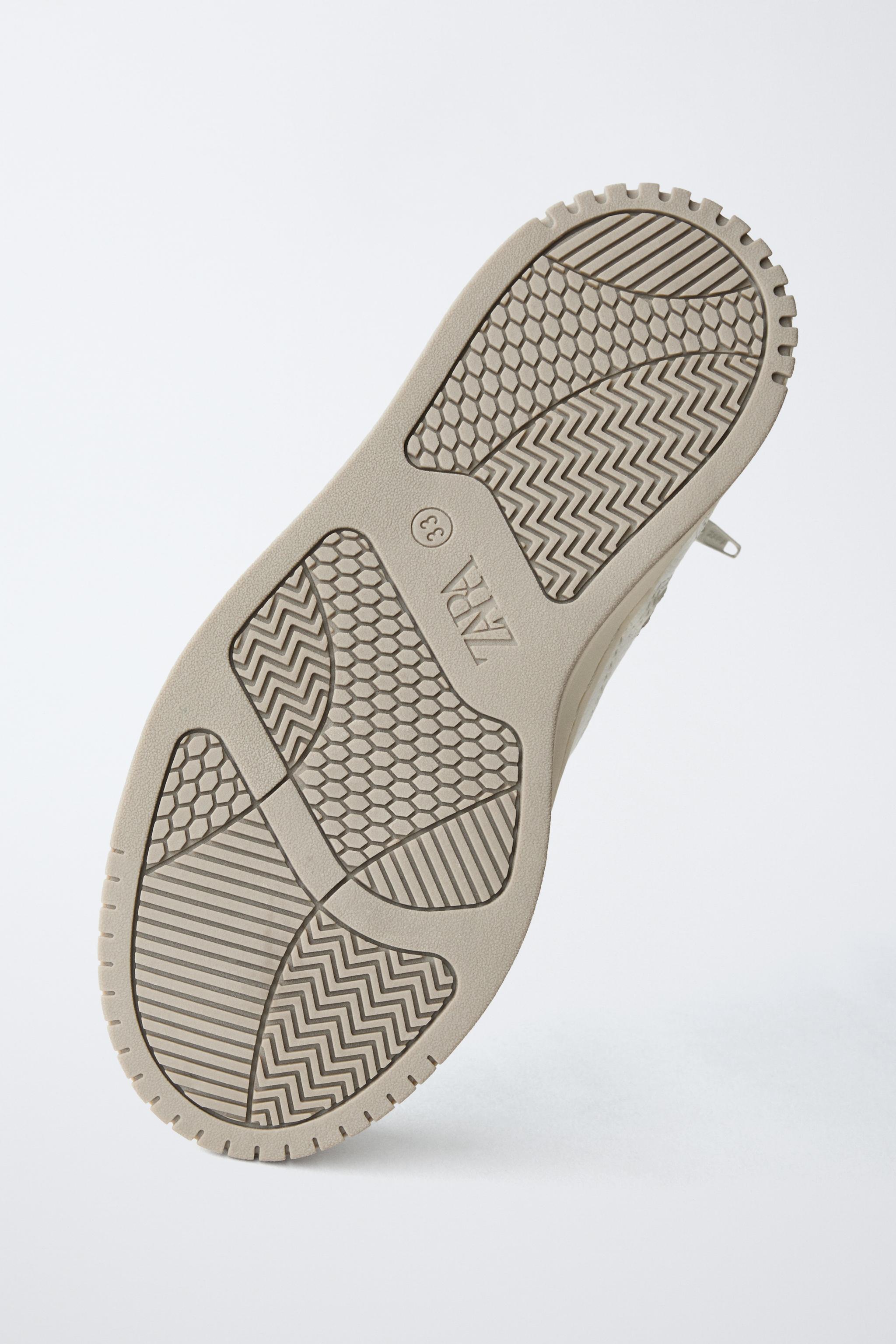 BASIC HIGH TOP SNEAKERS - White | ZARA United States