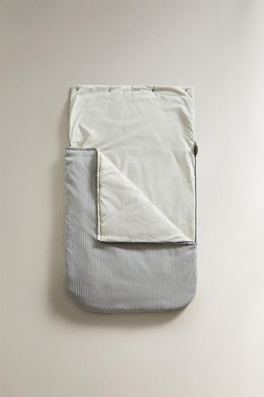 NID D’ANGE COTON RAYURES - Gris de Zara - Image 2