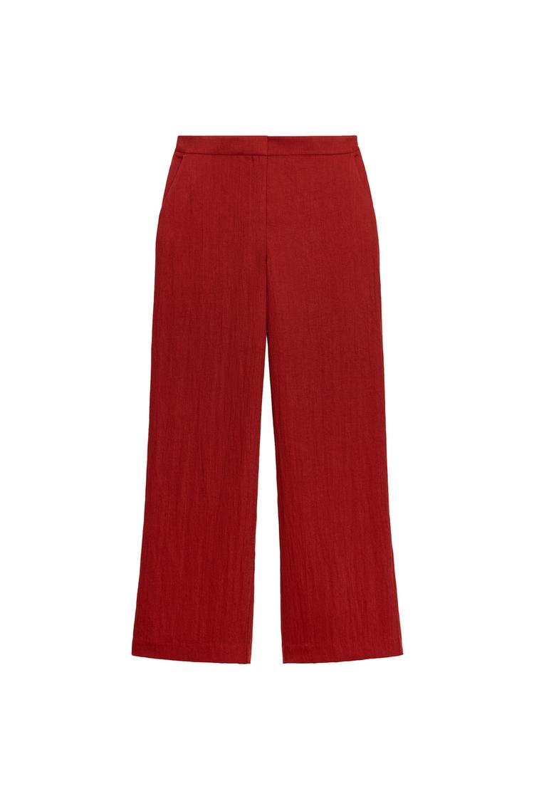 WIDE-LEG FLOWING TROUSERS