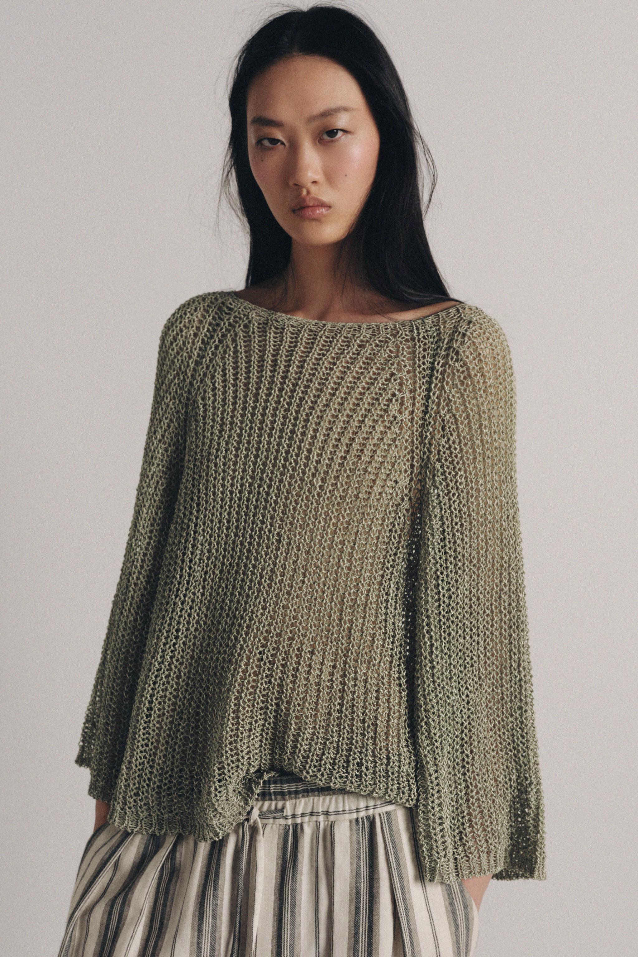 OPENWORK KNIT JUMPER