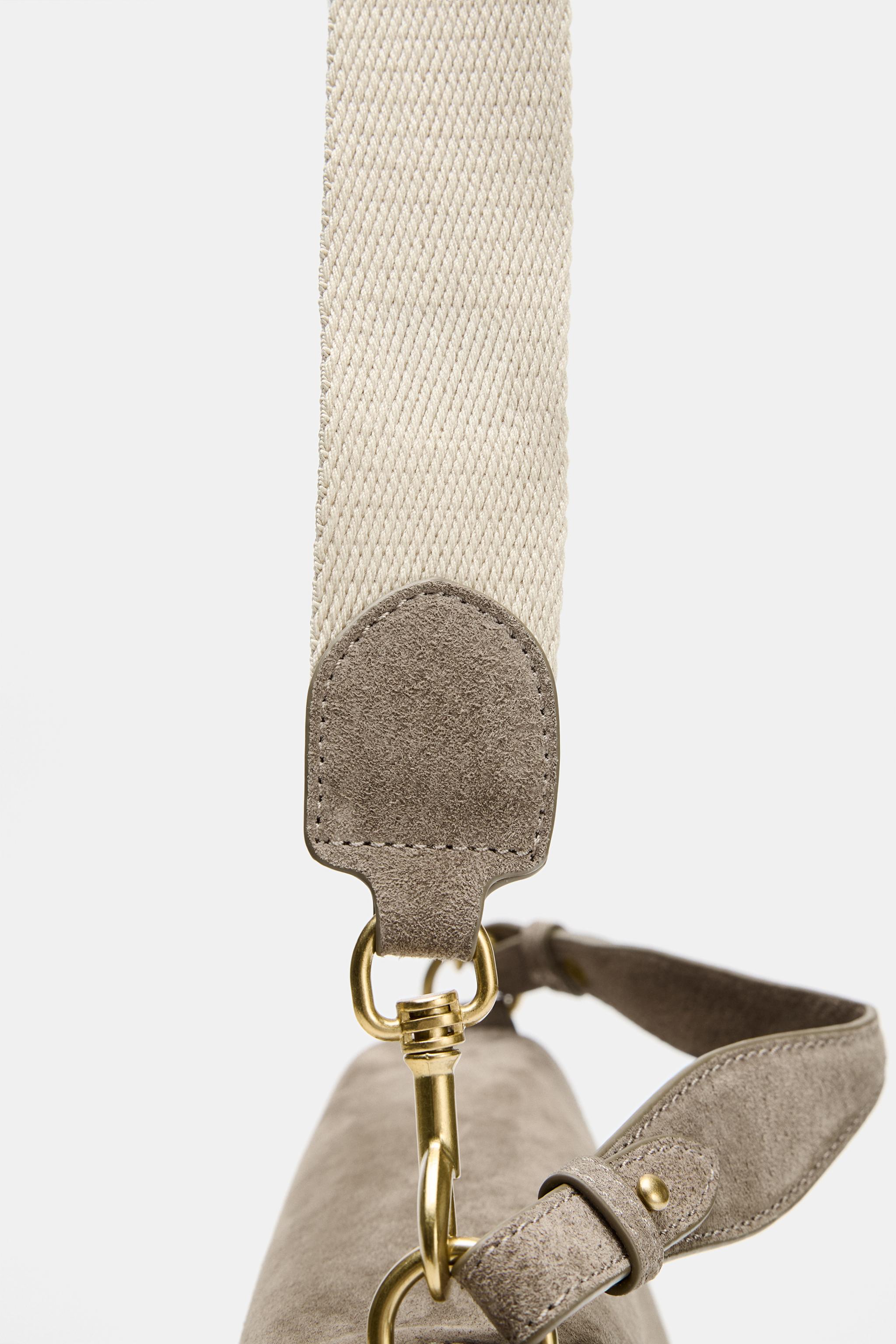 LEATHER FLAP CROSSBODY BAG