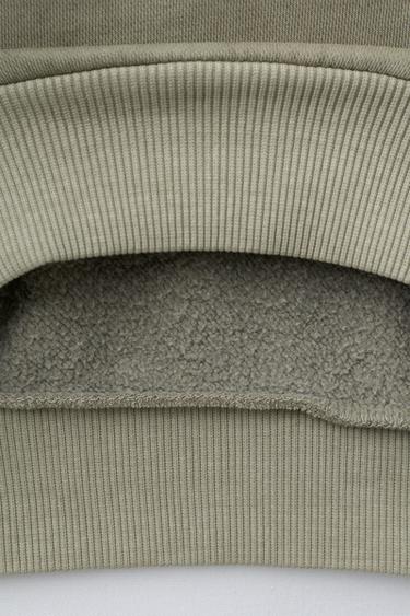 GARMENT-DYED SWEATSHIRT AND JOGGERS SET - Beige by Zara - Image 6