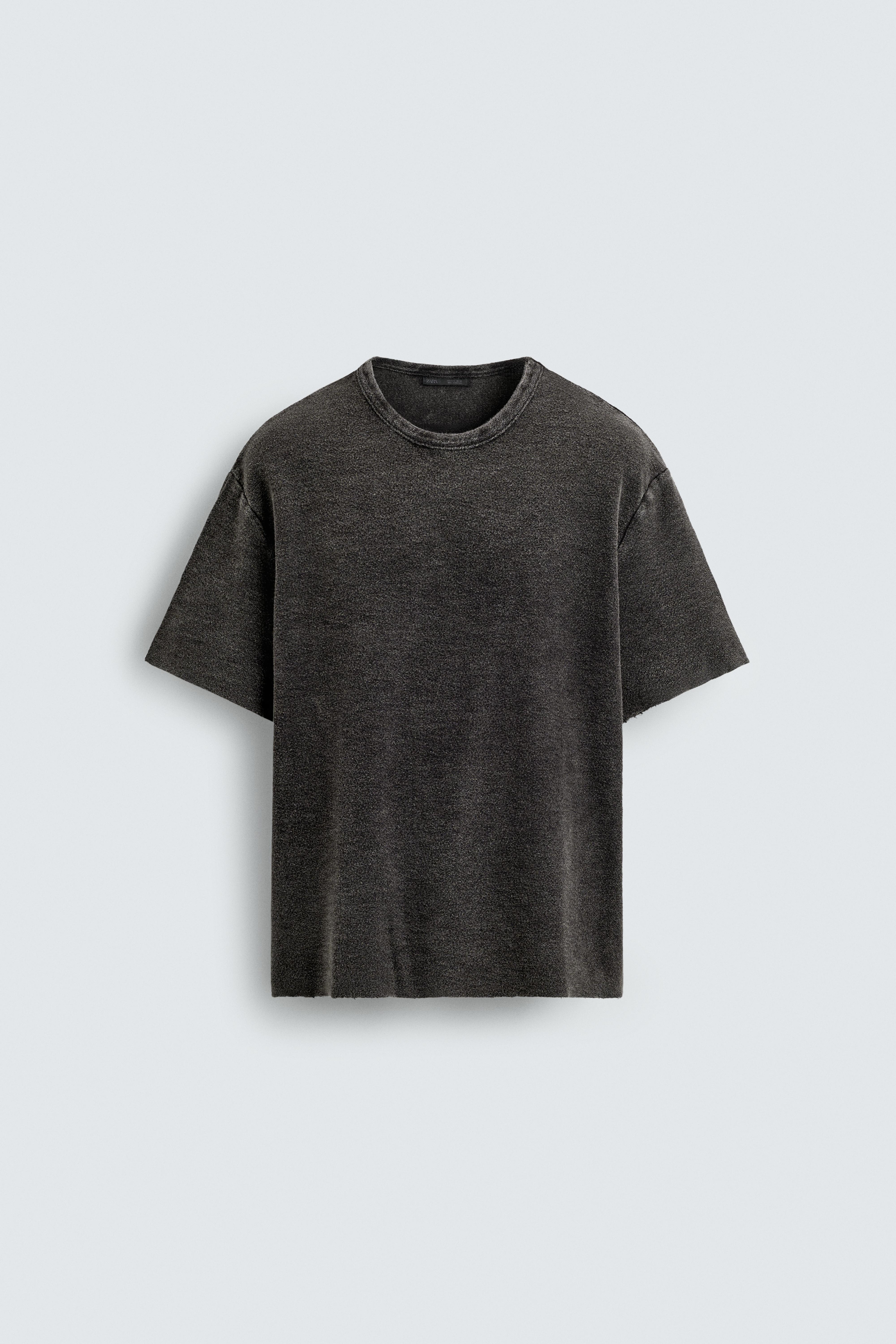 WASHED KNIT T-SHIRT