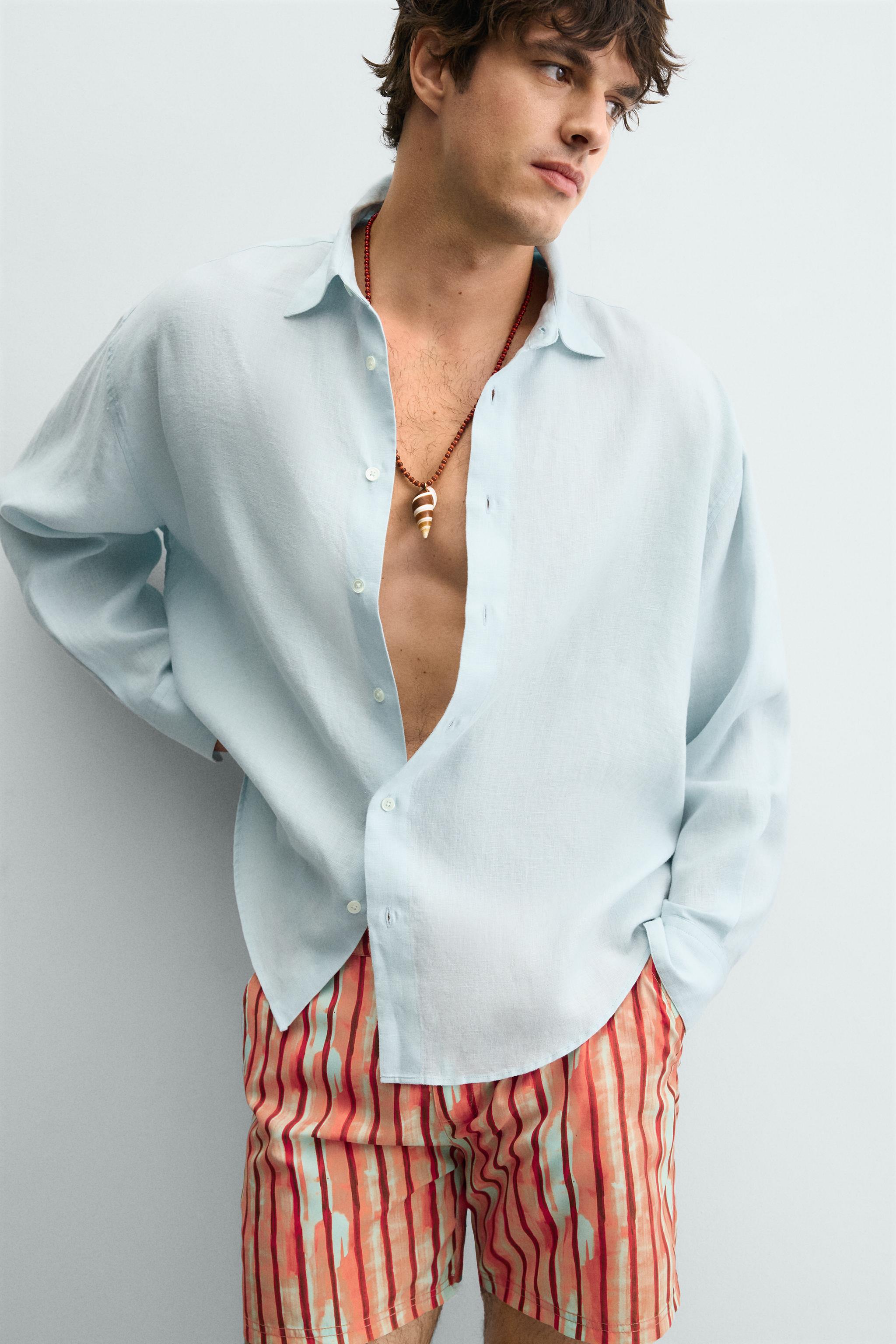 100% LINEN RELAXED FIT SHIRT