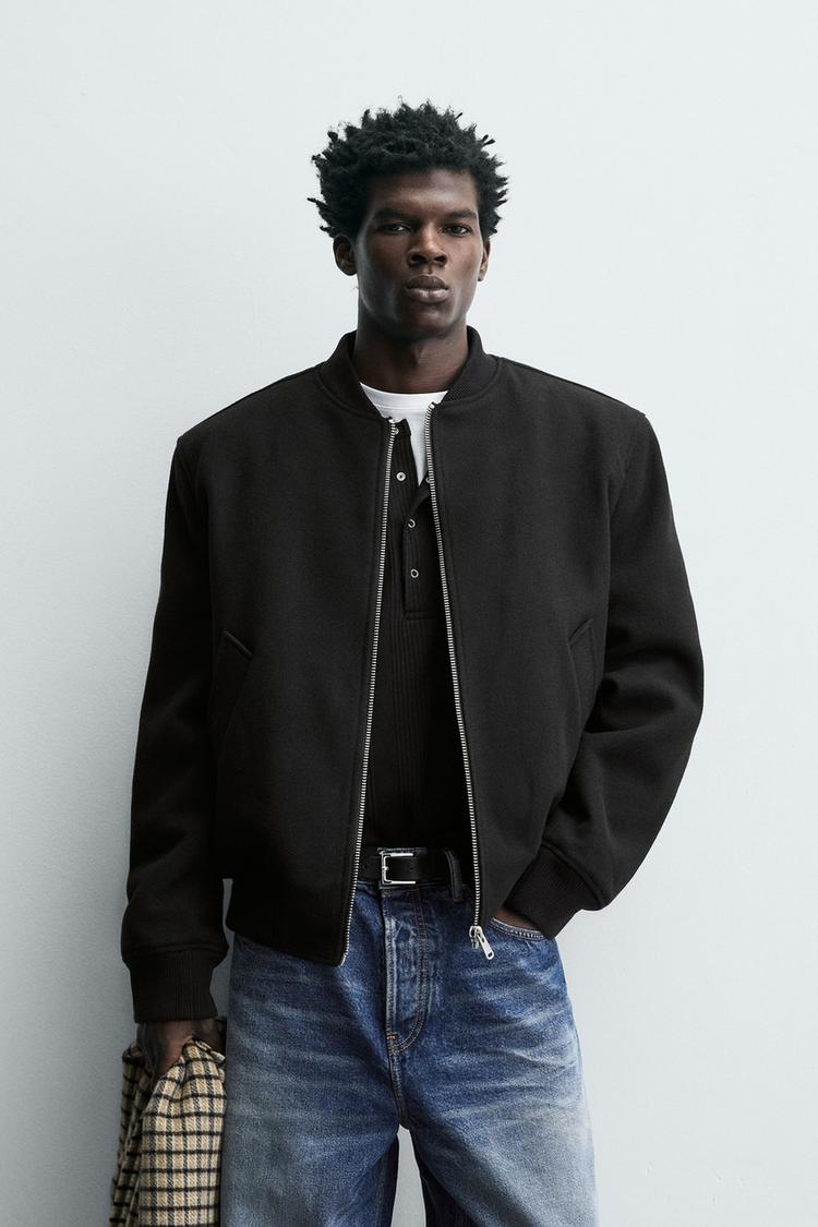 ZARA COMBINED BOMBER JACKET