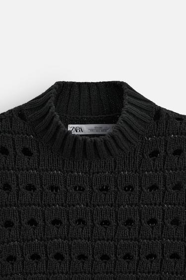 TEXTURED KNIT WAISTCOAT - LIMITED EDITION - Black by Zara - Image 9