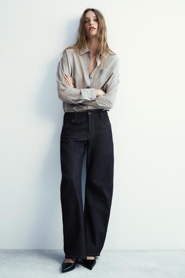 ZW COLLECTION STRIPED FLOWING SHIRT - Multicoloured by Zara