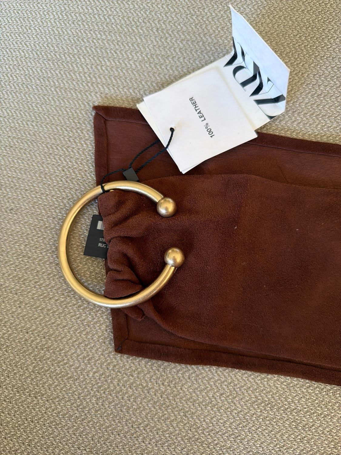 LEATHER BELT WITH PIERCING BUCKLE - Image 5