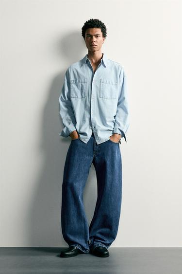 BALLOON FIT JEANS - Blue by Zara