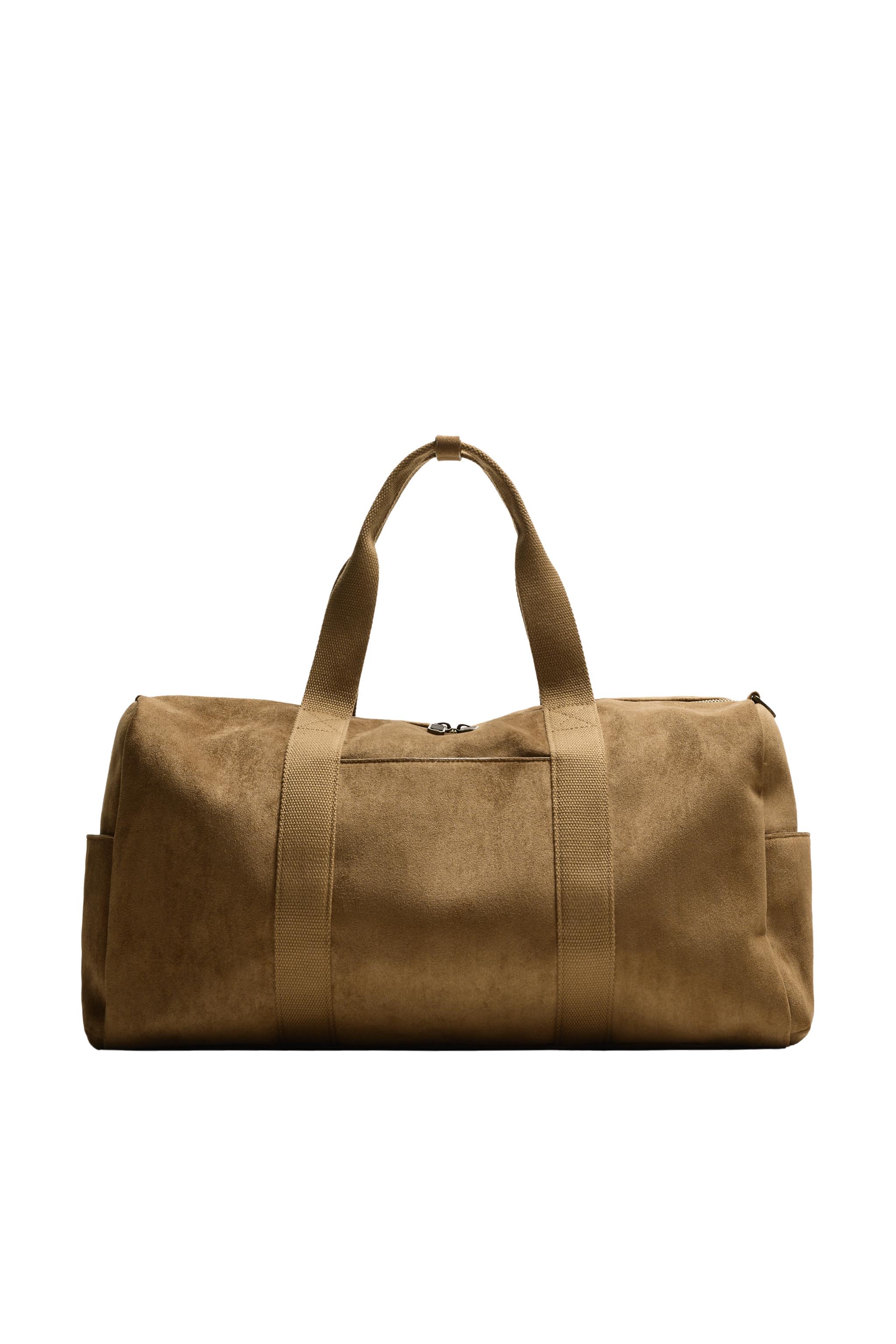 PLAIN TRAVEL BAG - Sand Brown | ZARA South Africa
