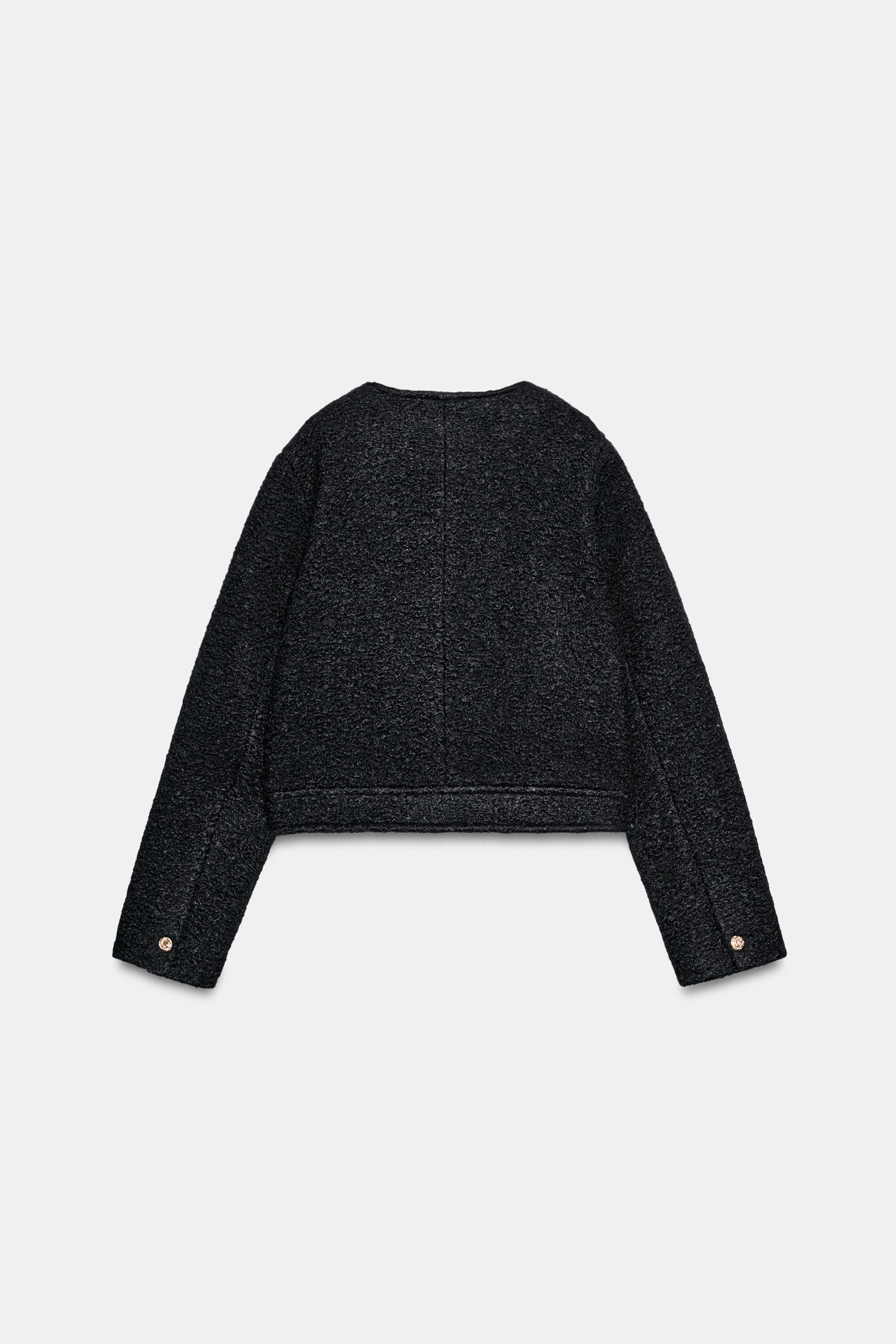 ブークレ ゴールドボタンジャケット - ネイビーブルー | ZARA Japan / 日本