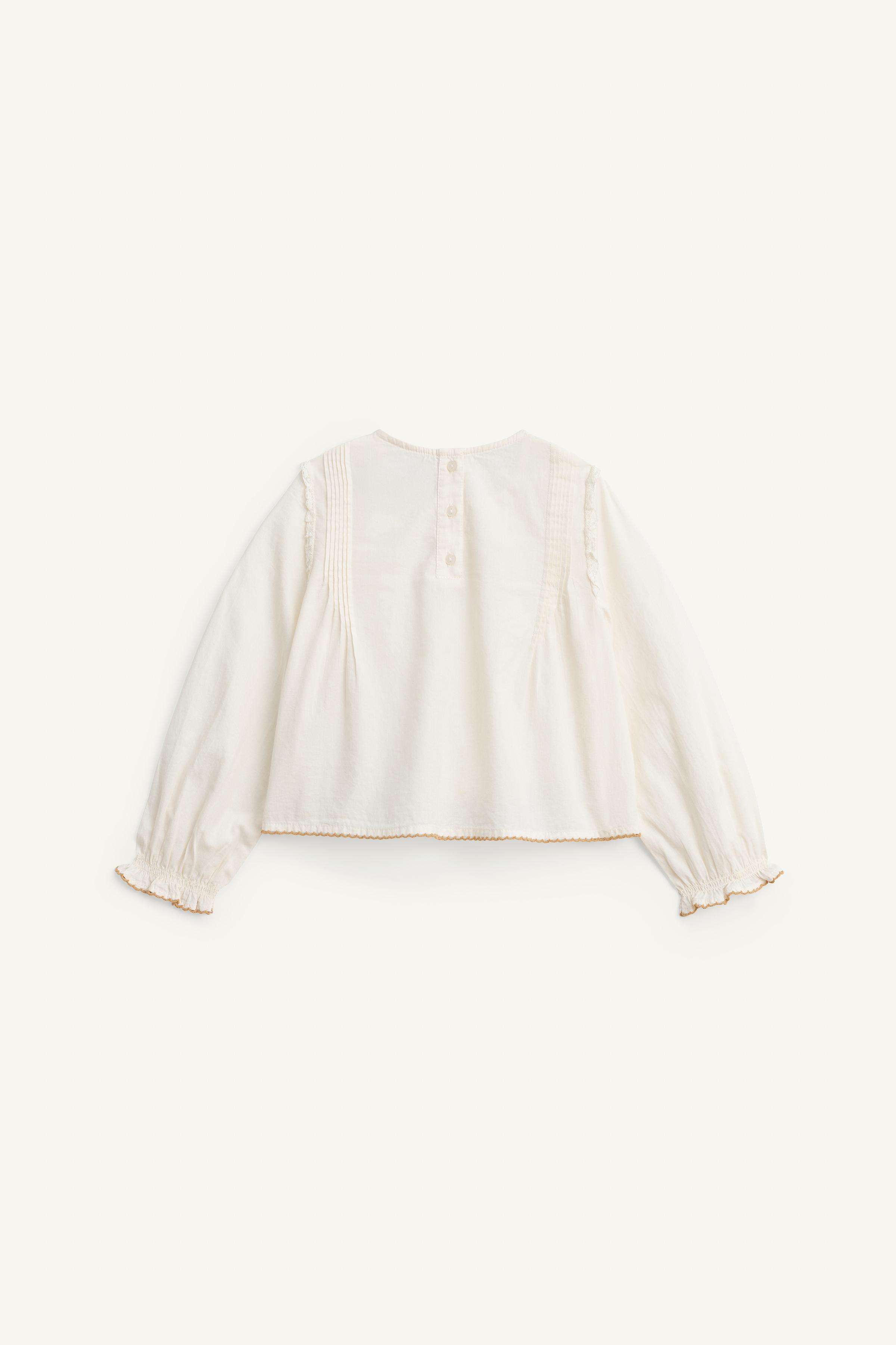 BLOUSE BRODÉE À FLEURS ÉDITION LIMITÉE