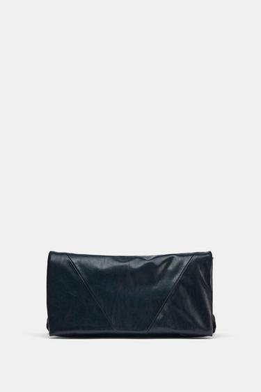 MAXI CLUTCH CROSSBODY BAG - Blue by Zara