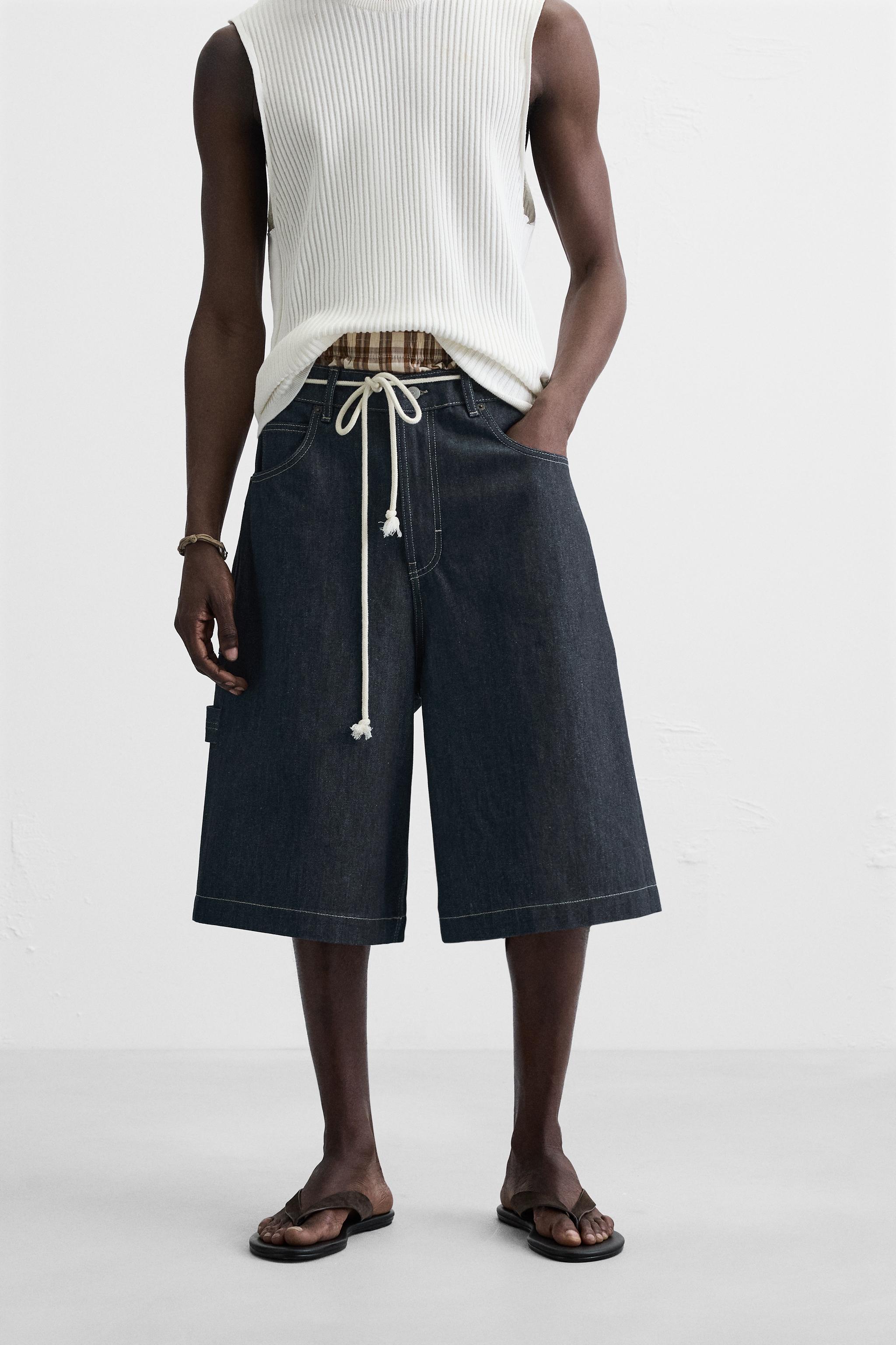 クロップド丈スキニーフィットジーンズ - カーボン | ZARA Japan