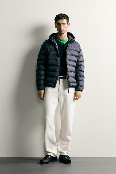 LIGHTWEIGHT WATER-REPELLENT PADDED JACKET - navy by Zara