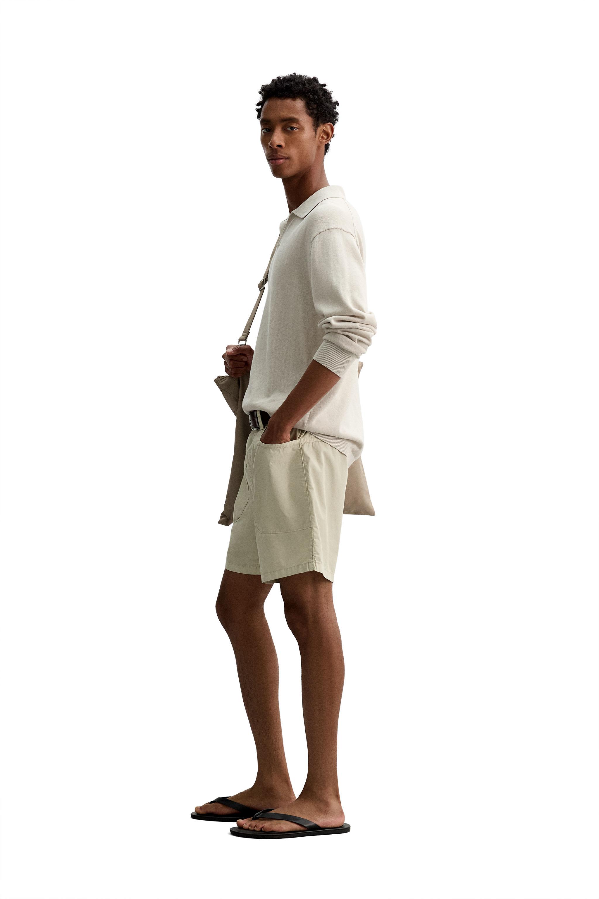 POLO EN MAILLE DE COTON ET CHANVRE