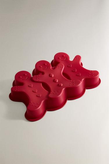 MOULE PÂTISSERIE BISCUIT PAIN D'ÉPICES NOËL - Rouge de Zara - Image 1