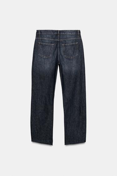 JEAN ZW COLLECTION THE SPLIT SEAM DROIT TAILLE BASSE - Bleu de Zara - Image 10