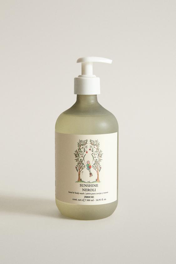 (16.91 oz) SUNSHINE NEROLI CHILDREN'S LIQUID HAND AND BODY SOAP - Turquoise by Zara - Image 0