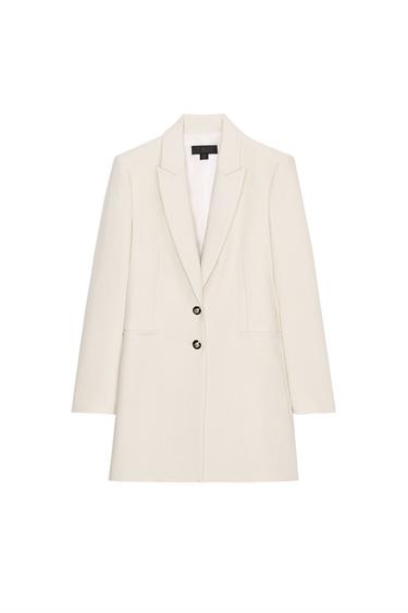 BLAZER LARGA BOTONES - Crudo de Zara