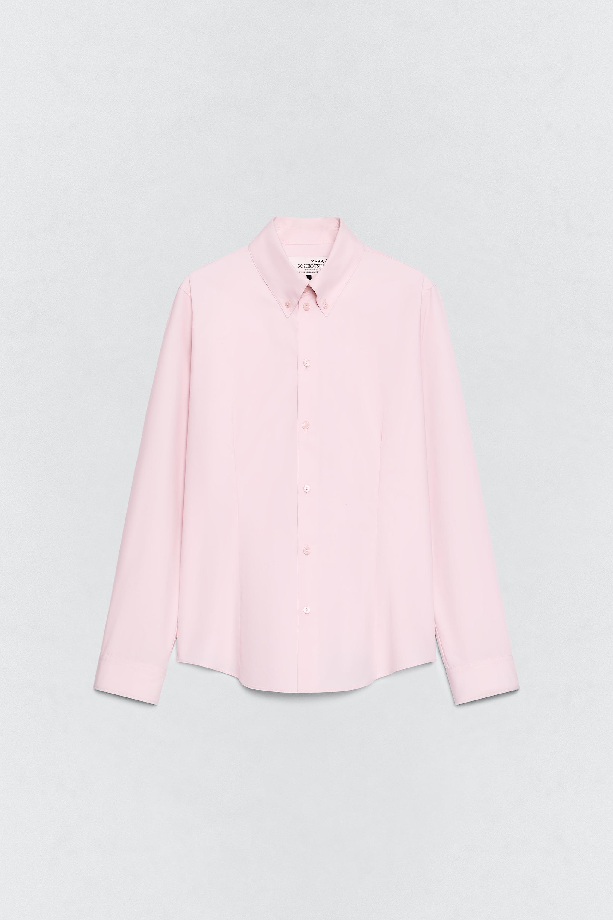 SOSHIOTSUKI X ZARA ポプリンシャツ - ピンク | ZARA Japan / 日本