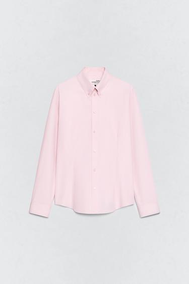 SOSHIOTSUKI X ZARA 포플린 셔츠 - Zara 로즈핑크