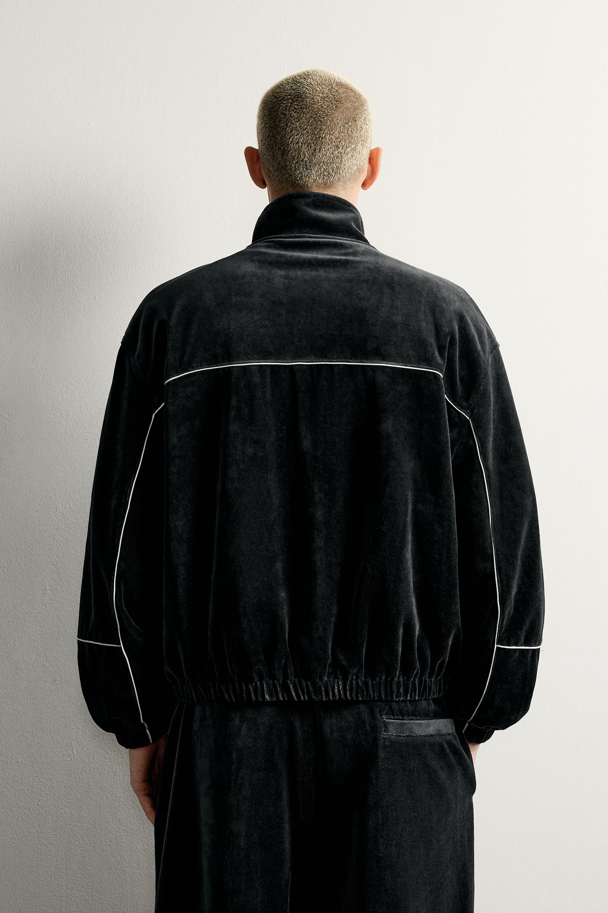 RETRO VELOUR TRACK JACKET