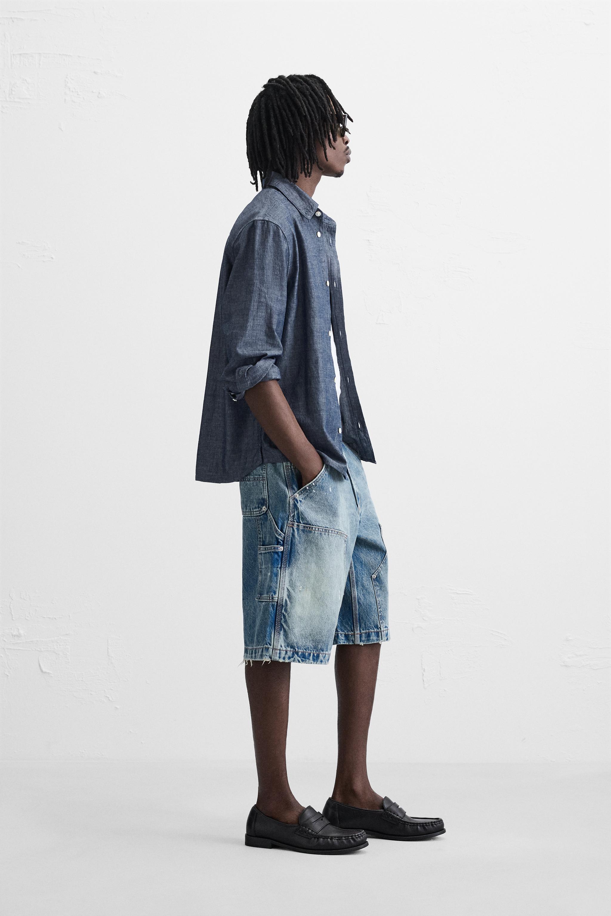 ZARA】バギーフィット バミューダパンツ X HARRY LAMBERT (ZARA
