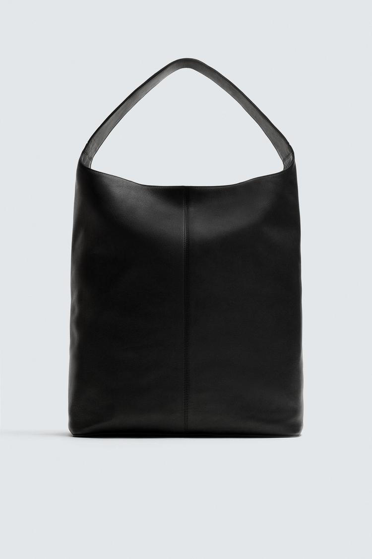 Tote Bag Schwarze Kleine Tasche Zara Schultertasche Zara Tasche