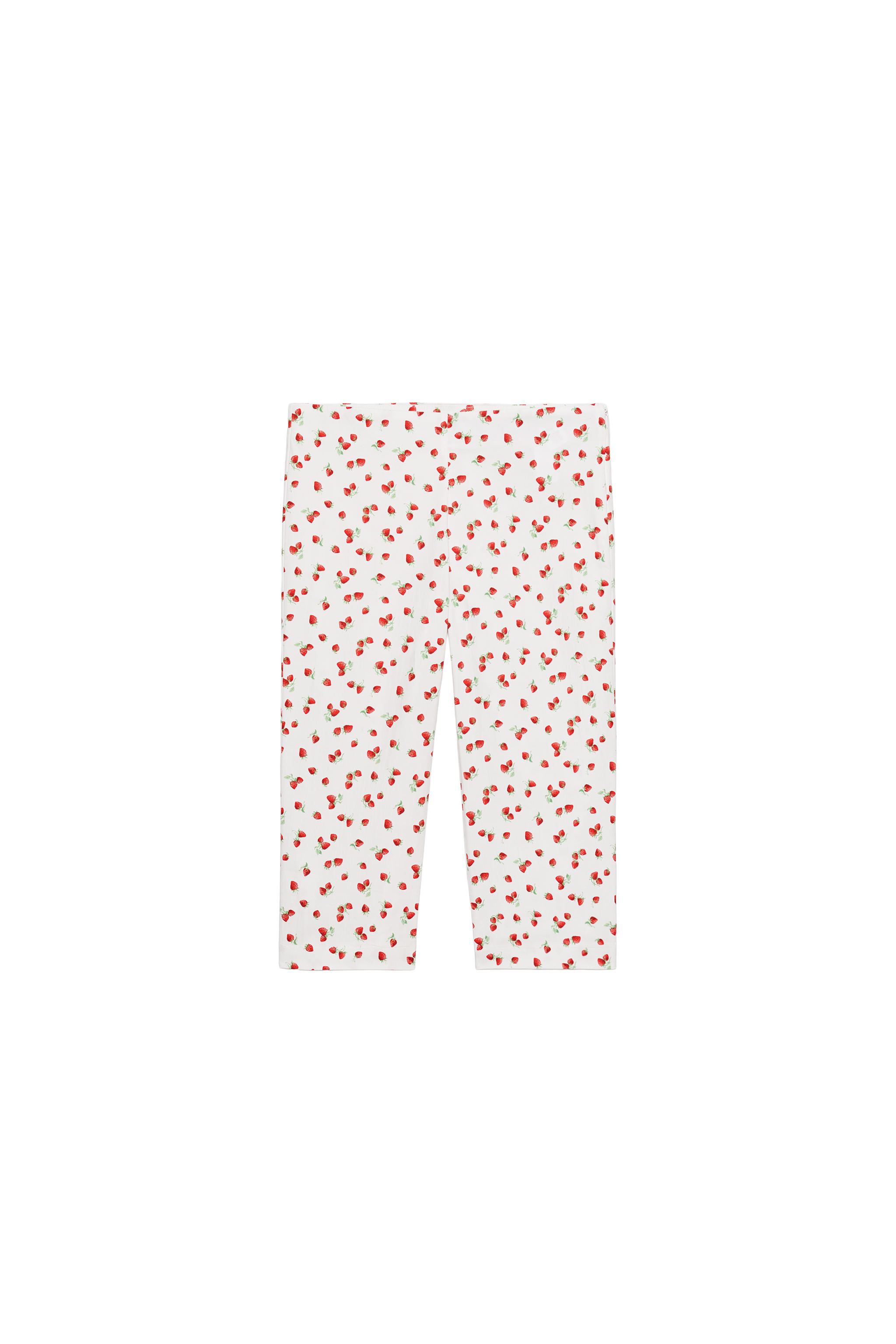 PANTALON CAPRI IMPRIMÉ FRAISES