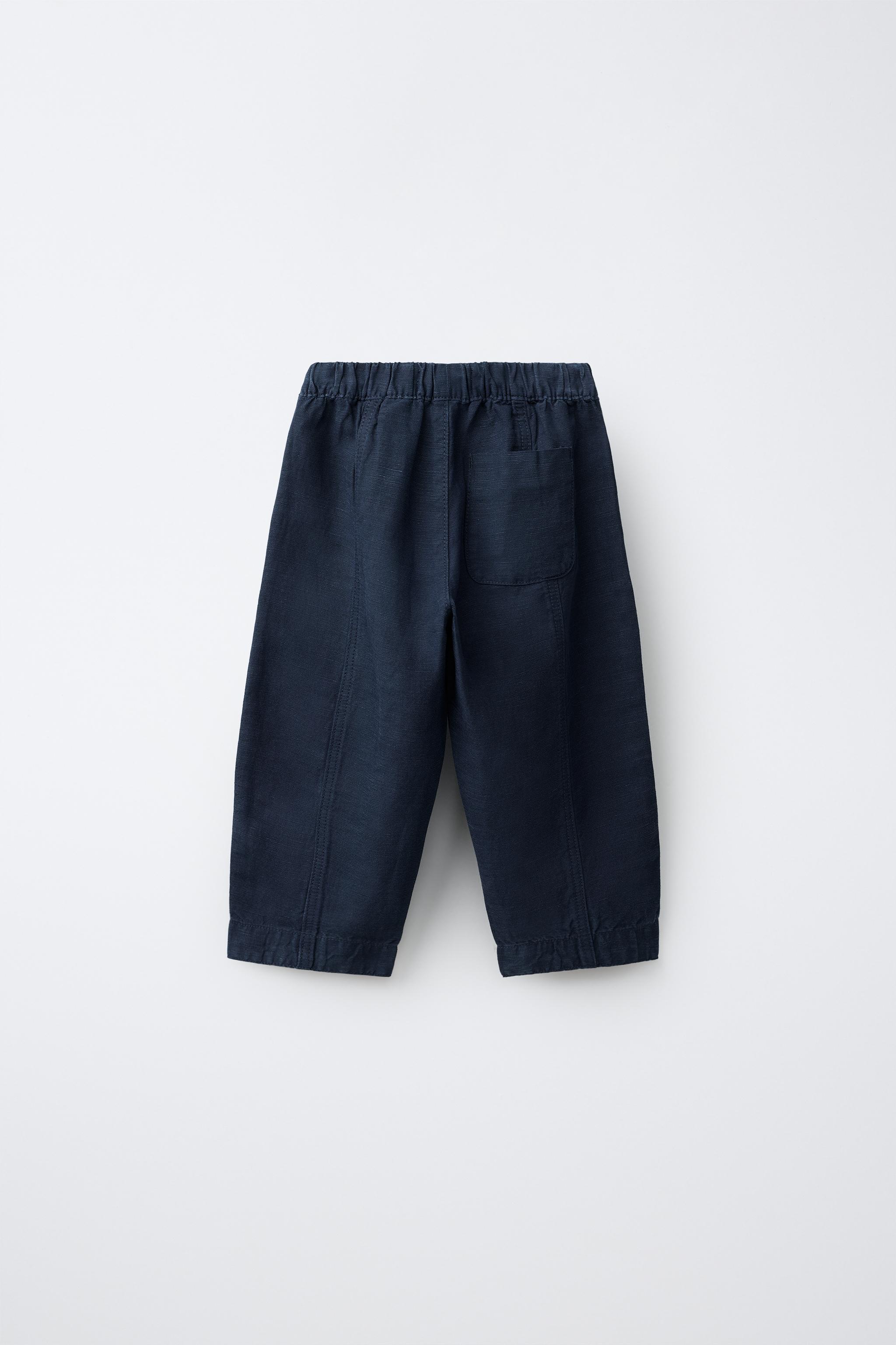 LINEN BAGGY PANTS