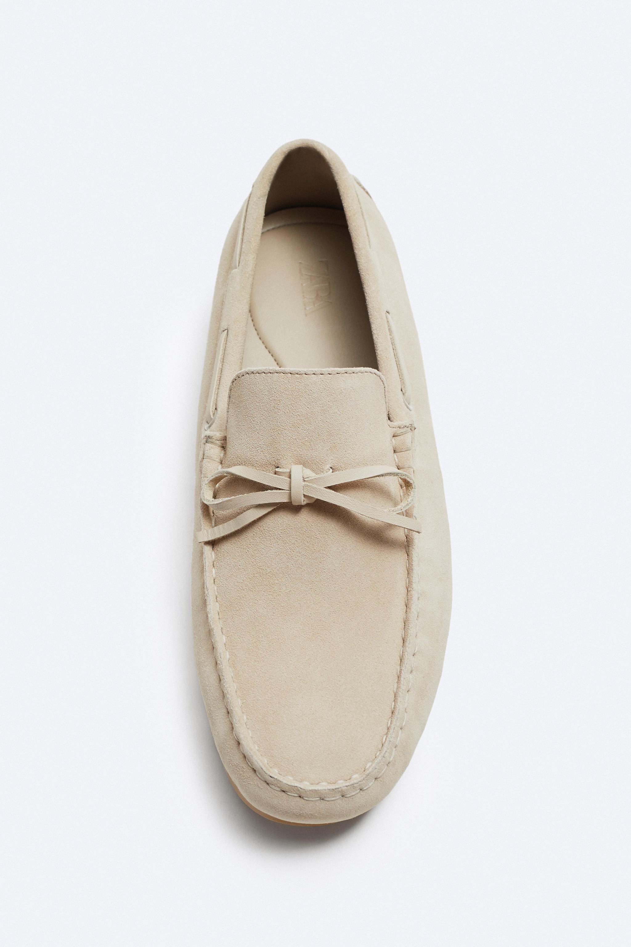 Zara on sale driving shoes