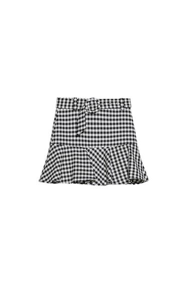 GINGHAM BERMUDA SKORT