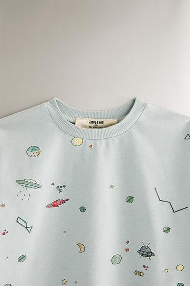 PYJAMA ENFANT PLANÈTES - Bleu clair de Zara - Image 2