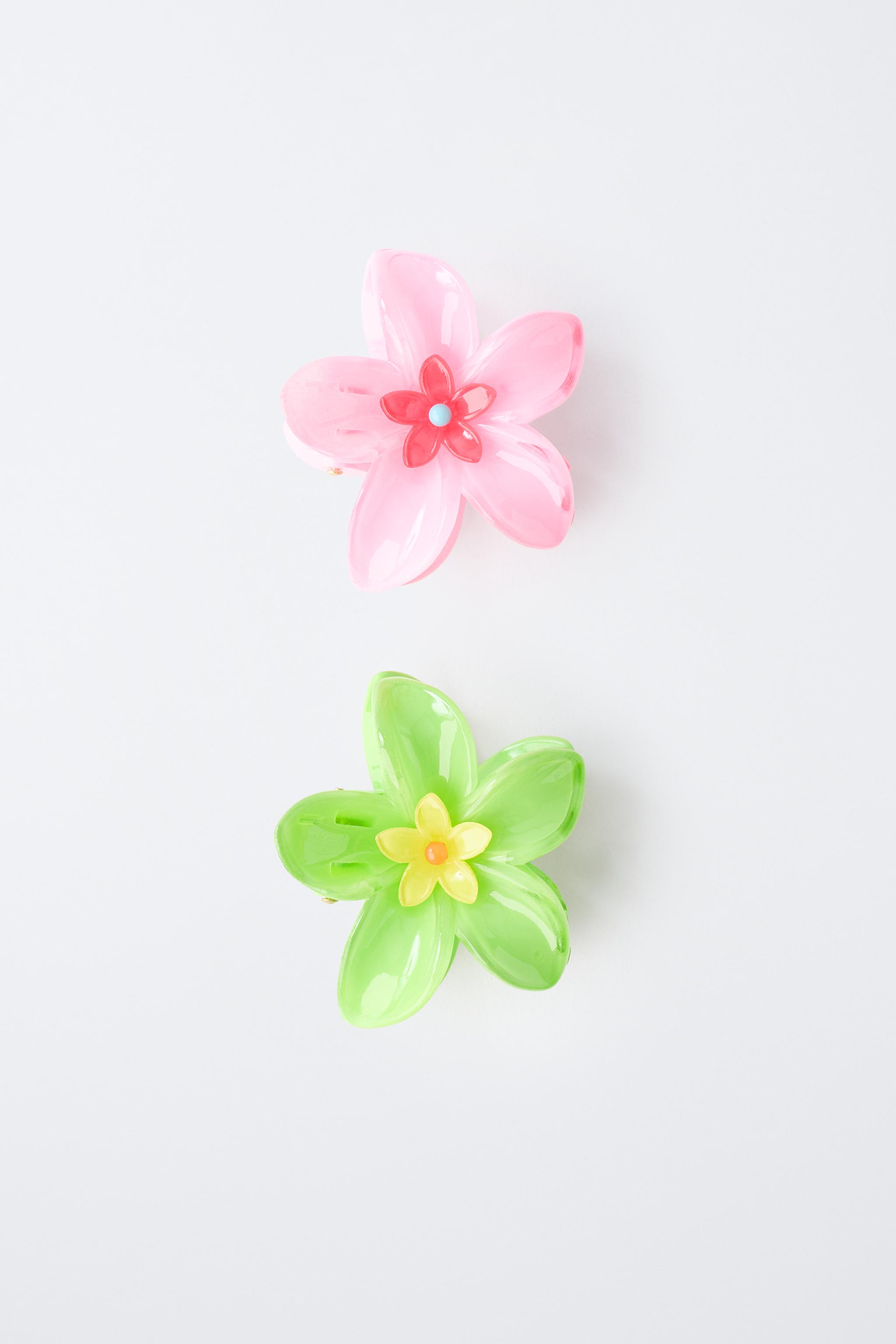 TWO-PACK OF HIBISCUS FLOWER CLIPS